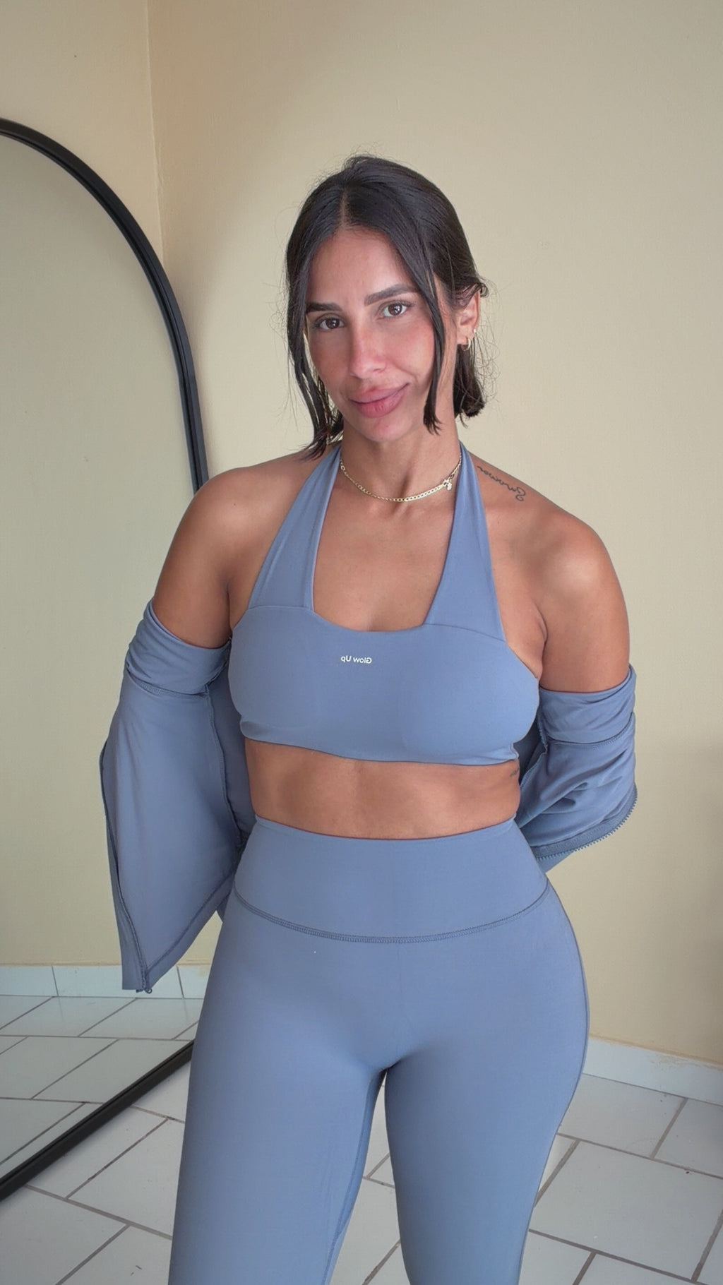 Dusty blue 3-Piece Active Set