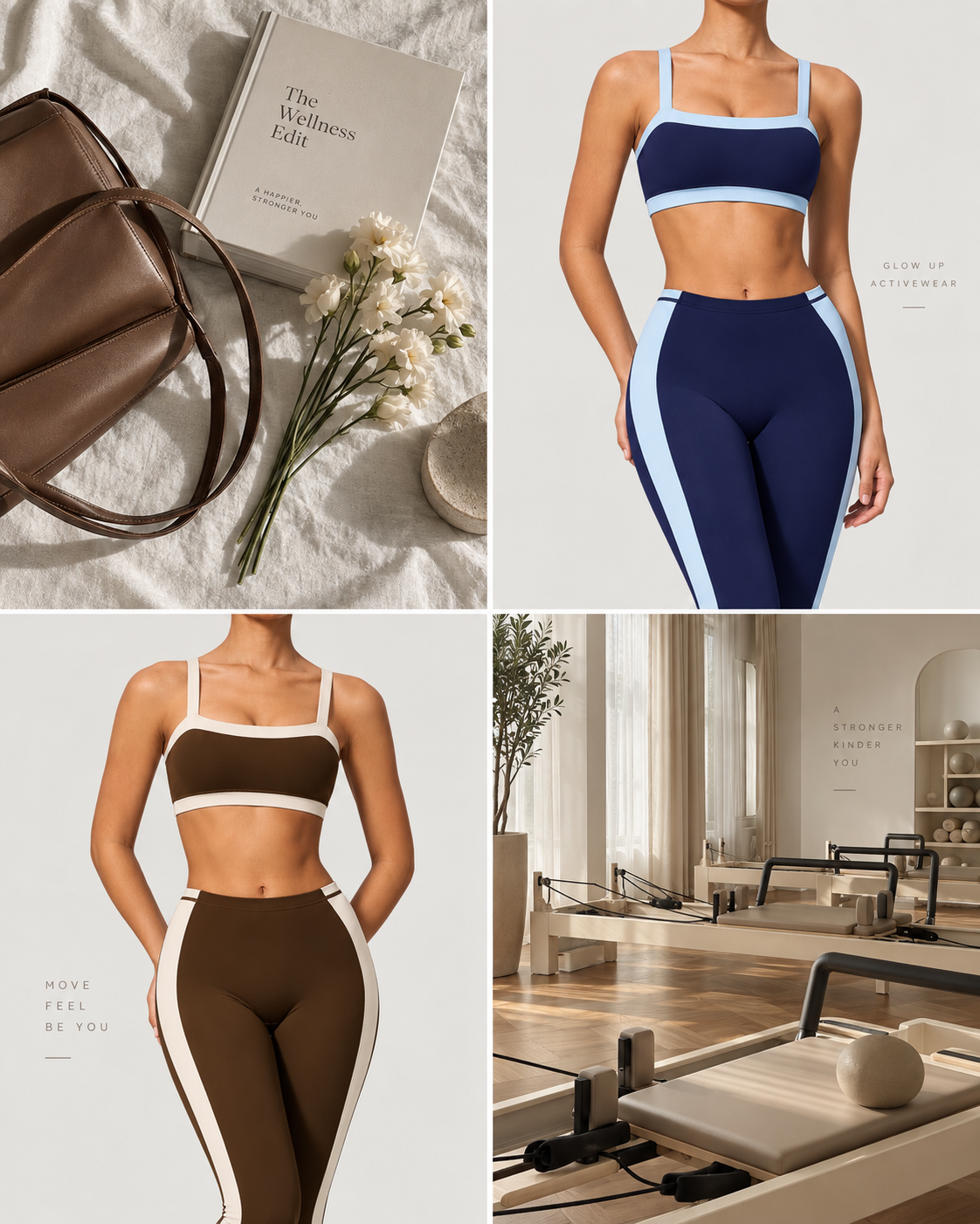 Contrast Sculpt Set | Brown